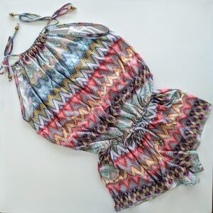 Pilyq PQ Swim Little Reagan Coverup Romper in Belize, M